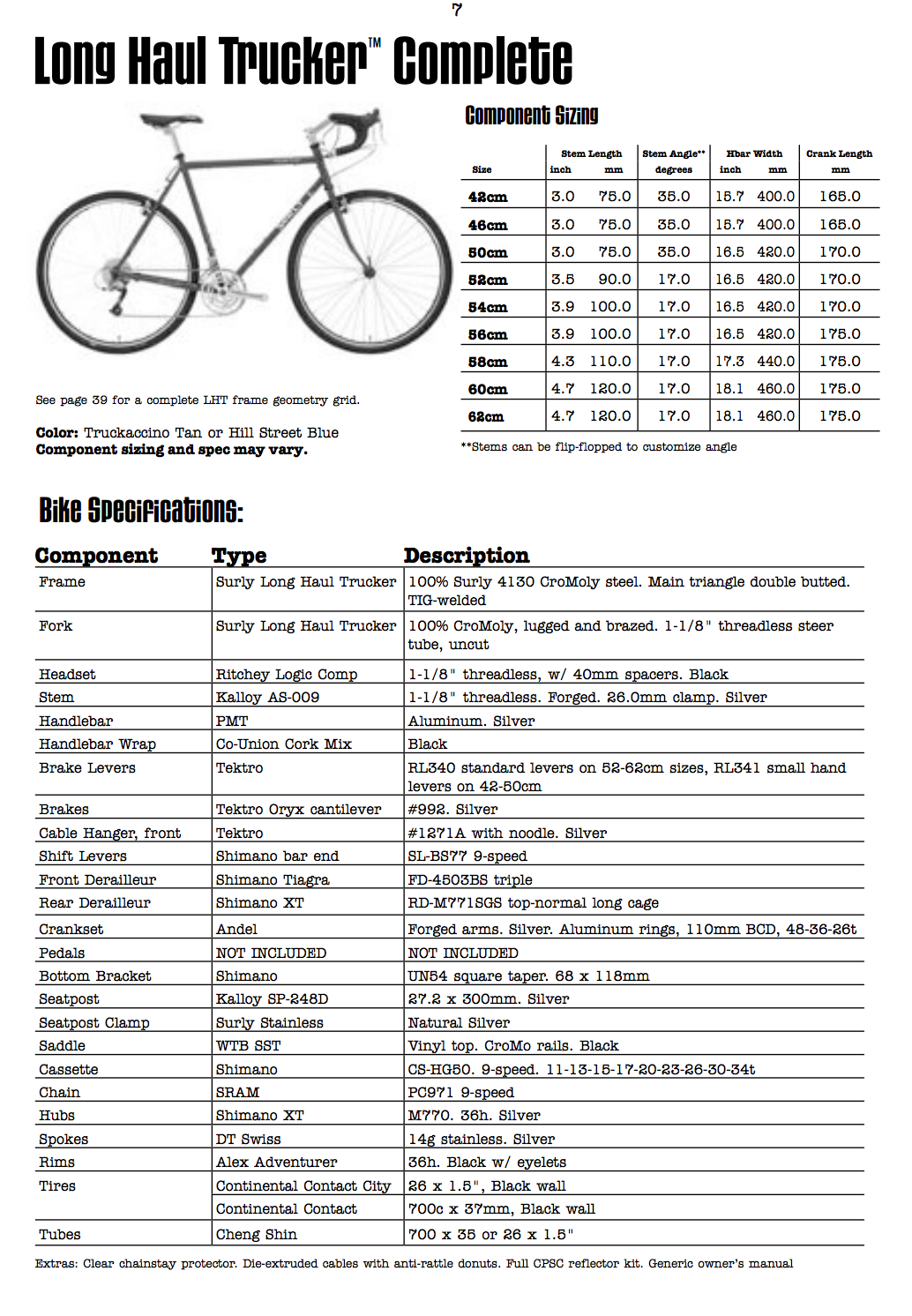 2010 Surly Long Haul Trucker Silver or Gray and Black