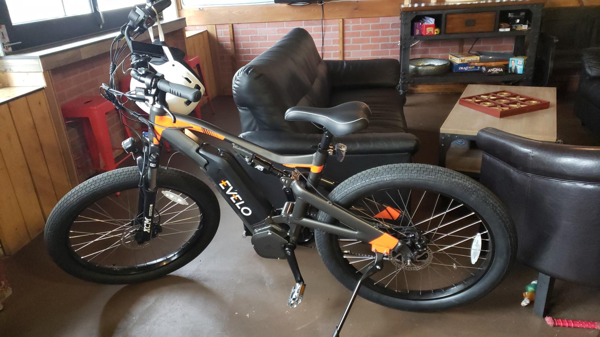 2019 Evelo Aries Silver, gray or bare metal and Orange