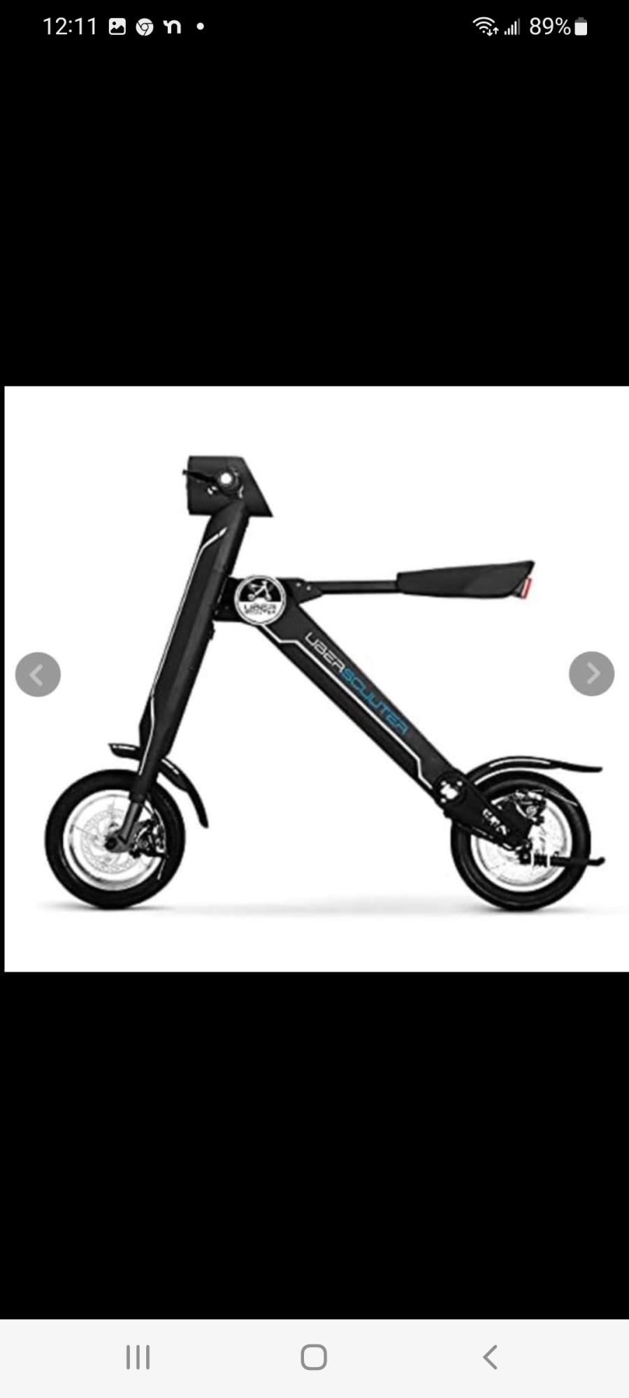 2022 Uberscutter K03 e-scooter Black