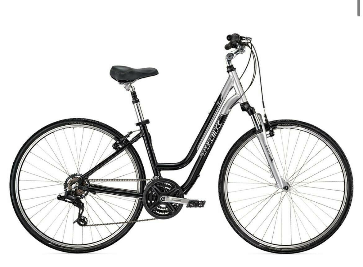 2012 Trek 7100 WSD Black and Silver, gray or bare metal