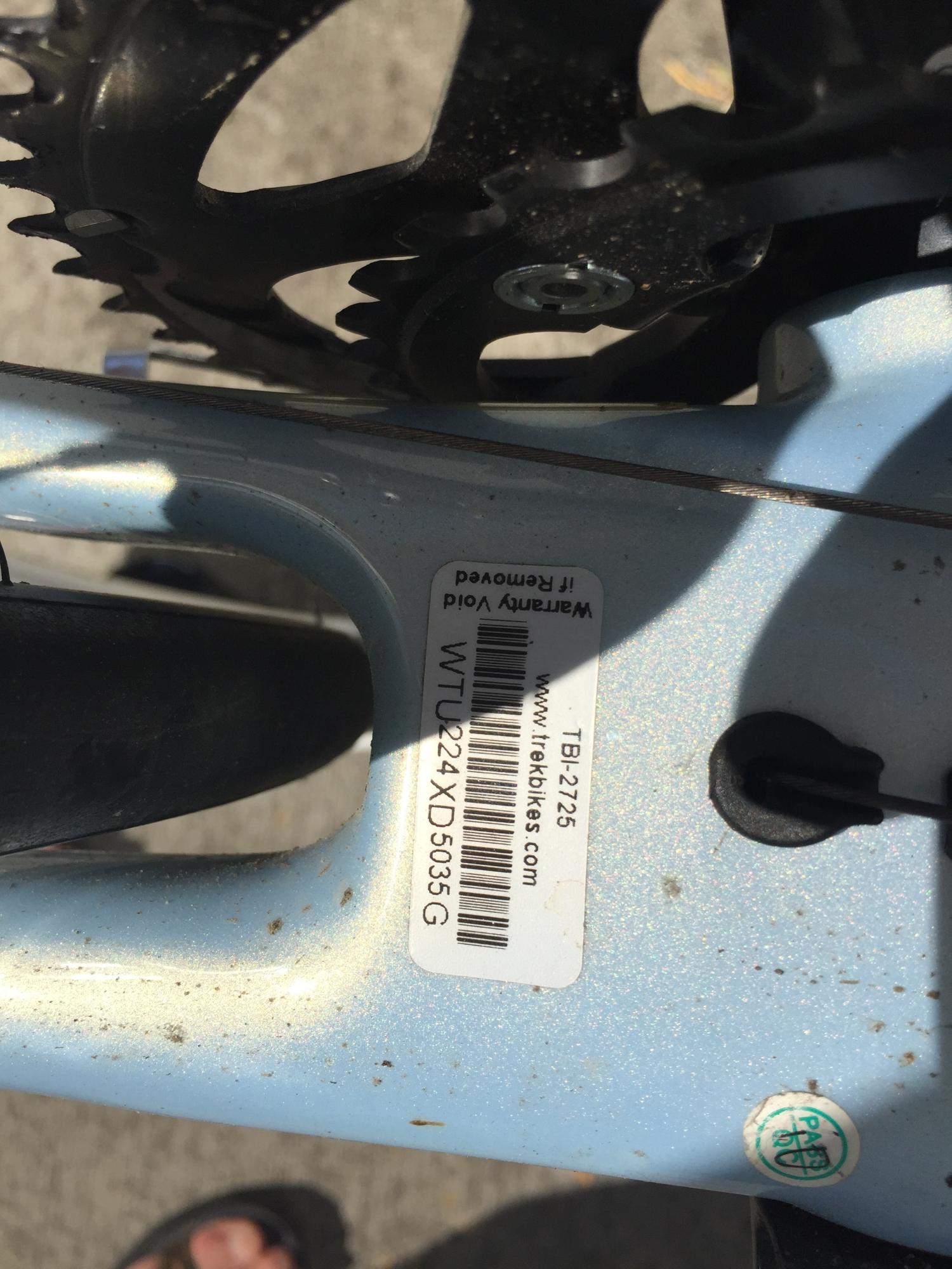 2013 Trek Domane 4.3 WSD (Compact) Blue, White, and Black