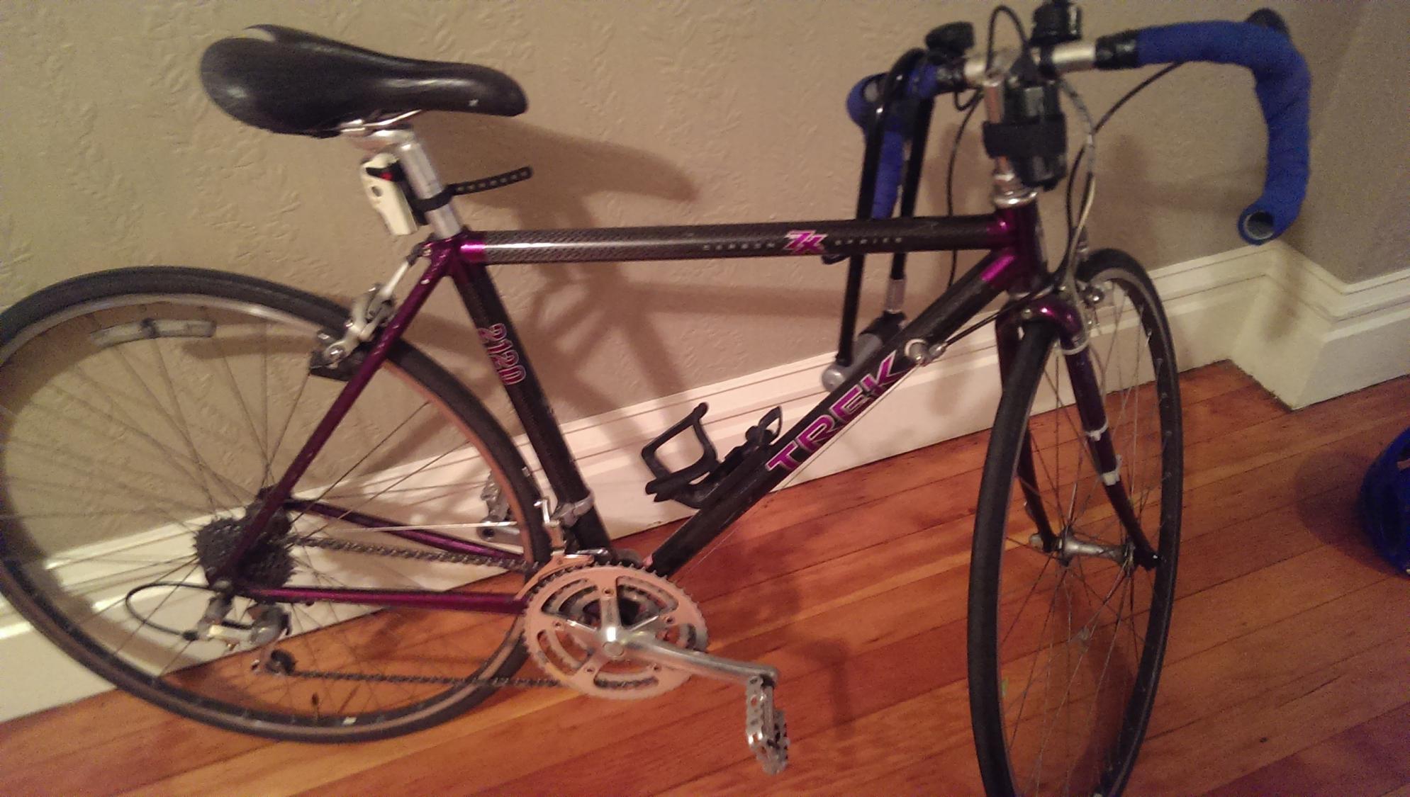 Trek Purple and Silver or Gray