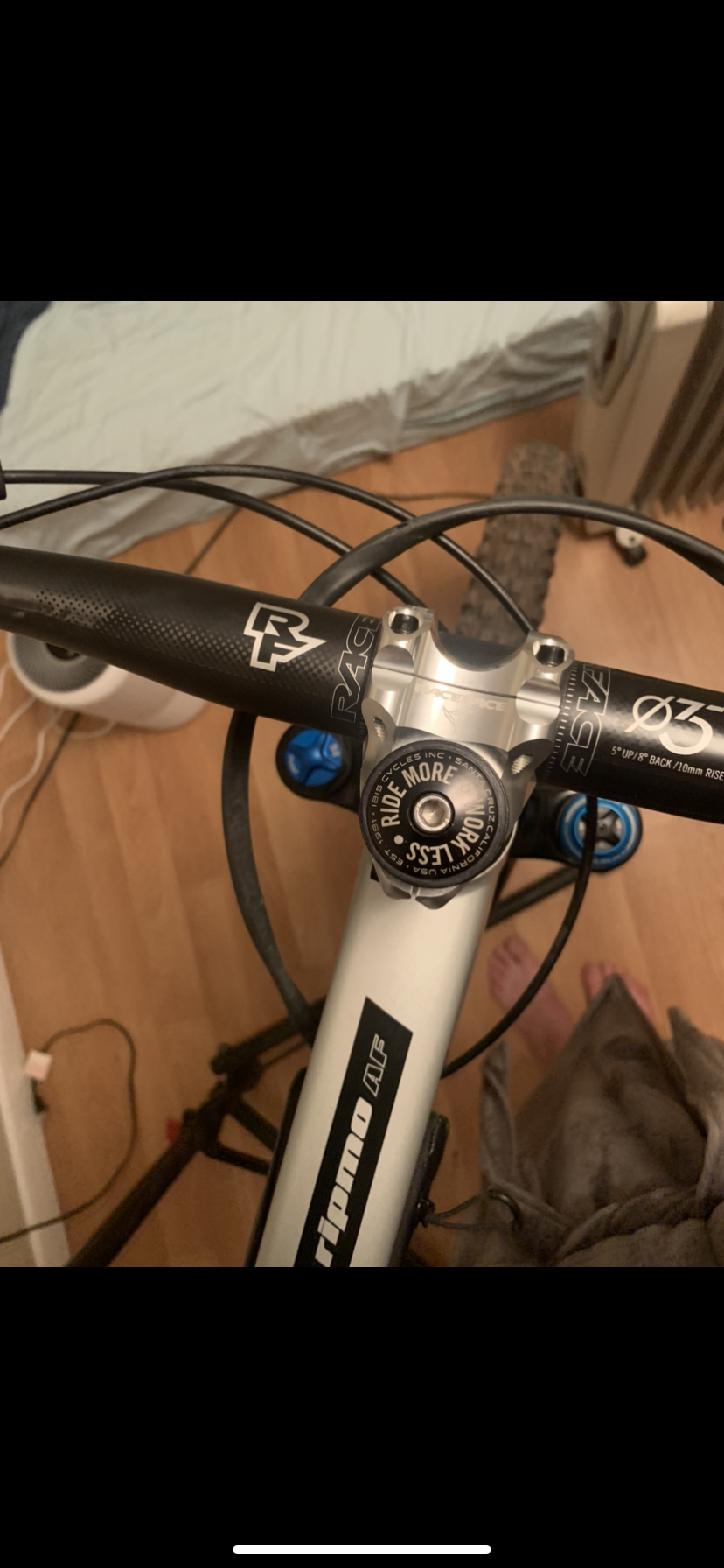2018 Ibis Ripmo AF Silver, gray or bare metal