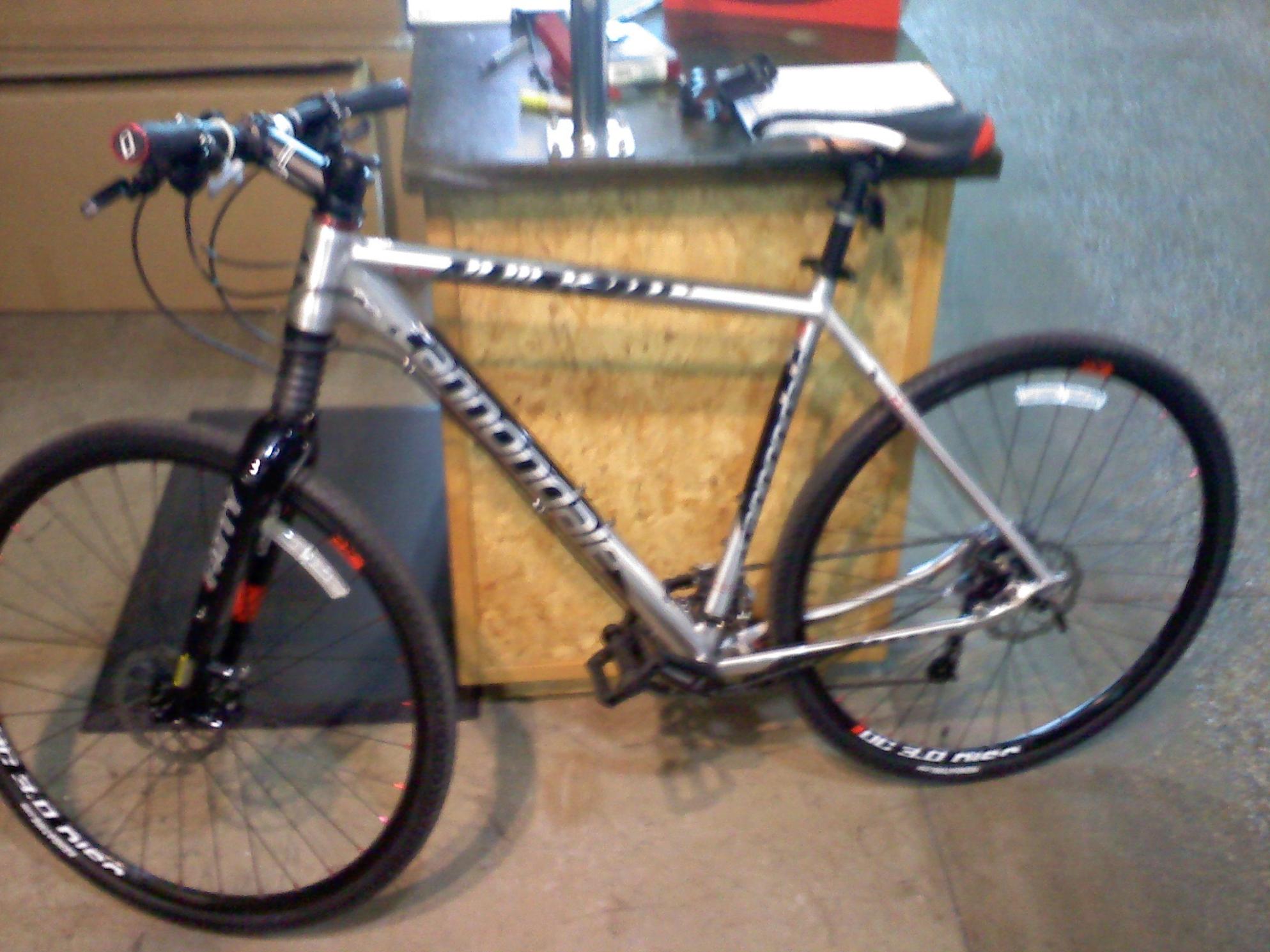 2013 Cannondale Quick CX1  Silver or Gray and Black