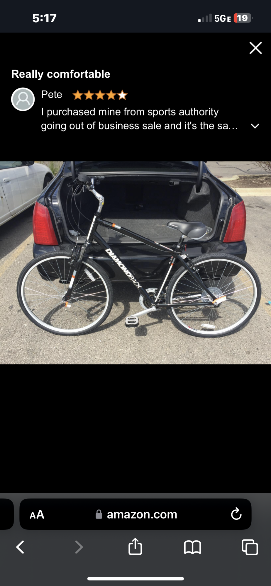2016 Diamondback Edgewood Hybrid Bike 2016, Black