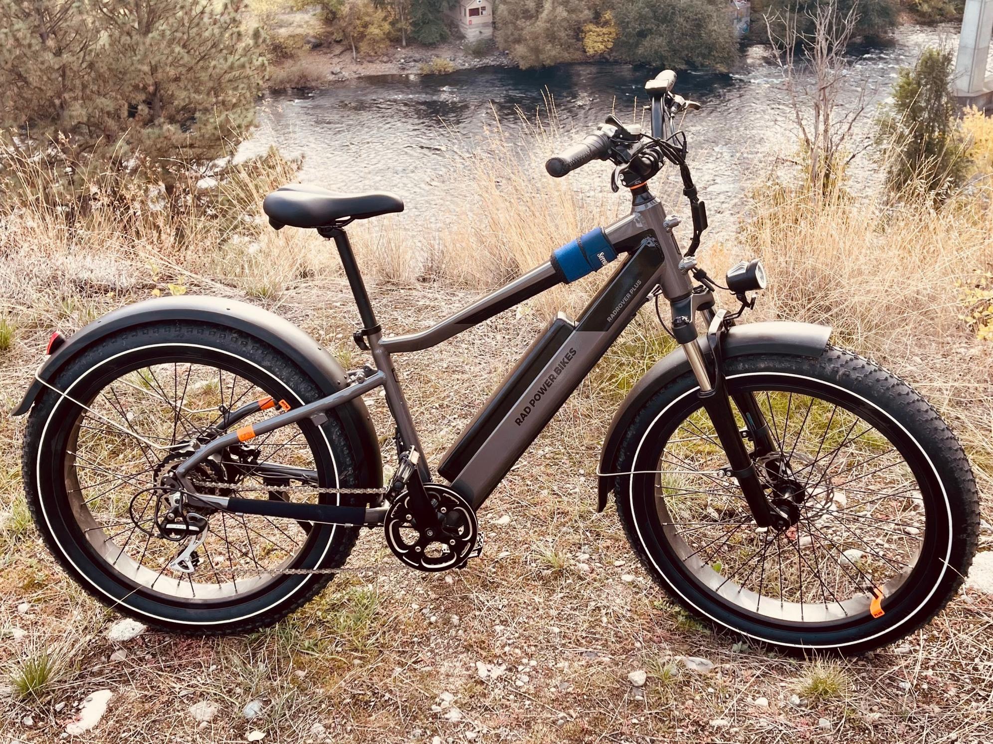 2023 Rad Power Bikes Rad Rover 6 plus Black and Silver, gray or bare metal