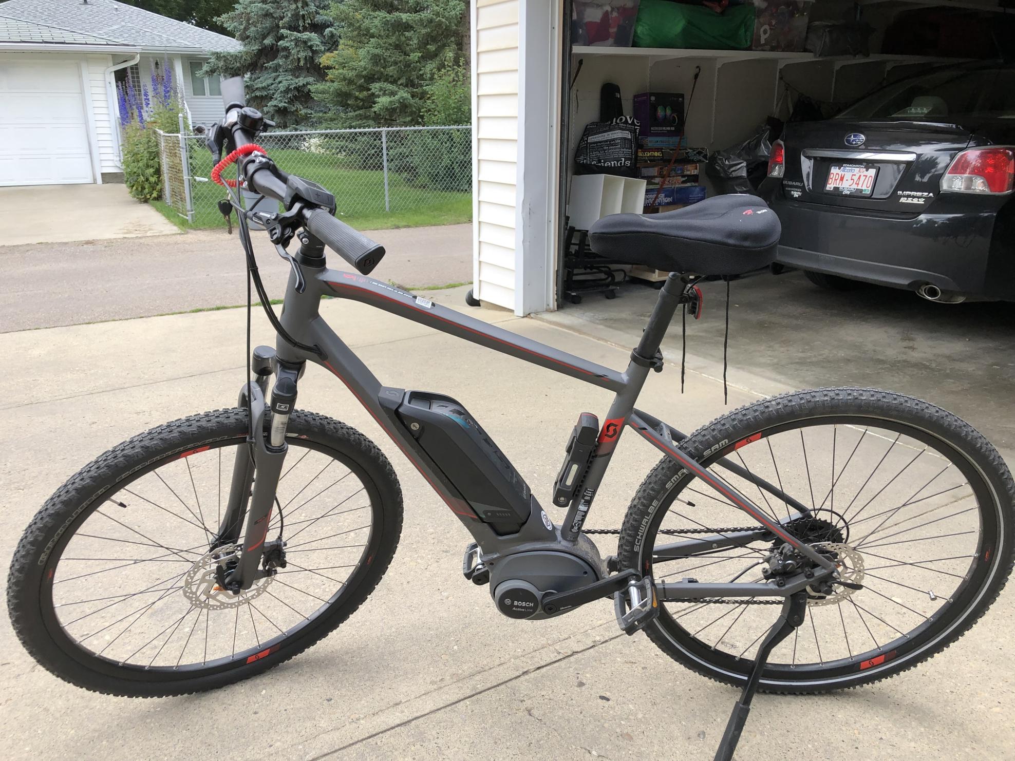 2018 Abus Scott Silver, gray or bare metal