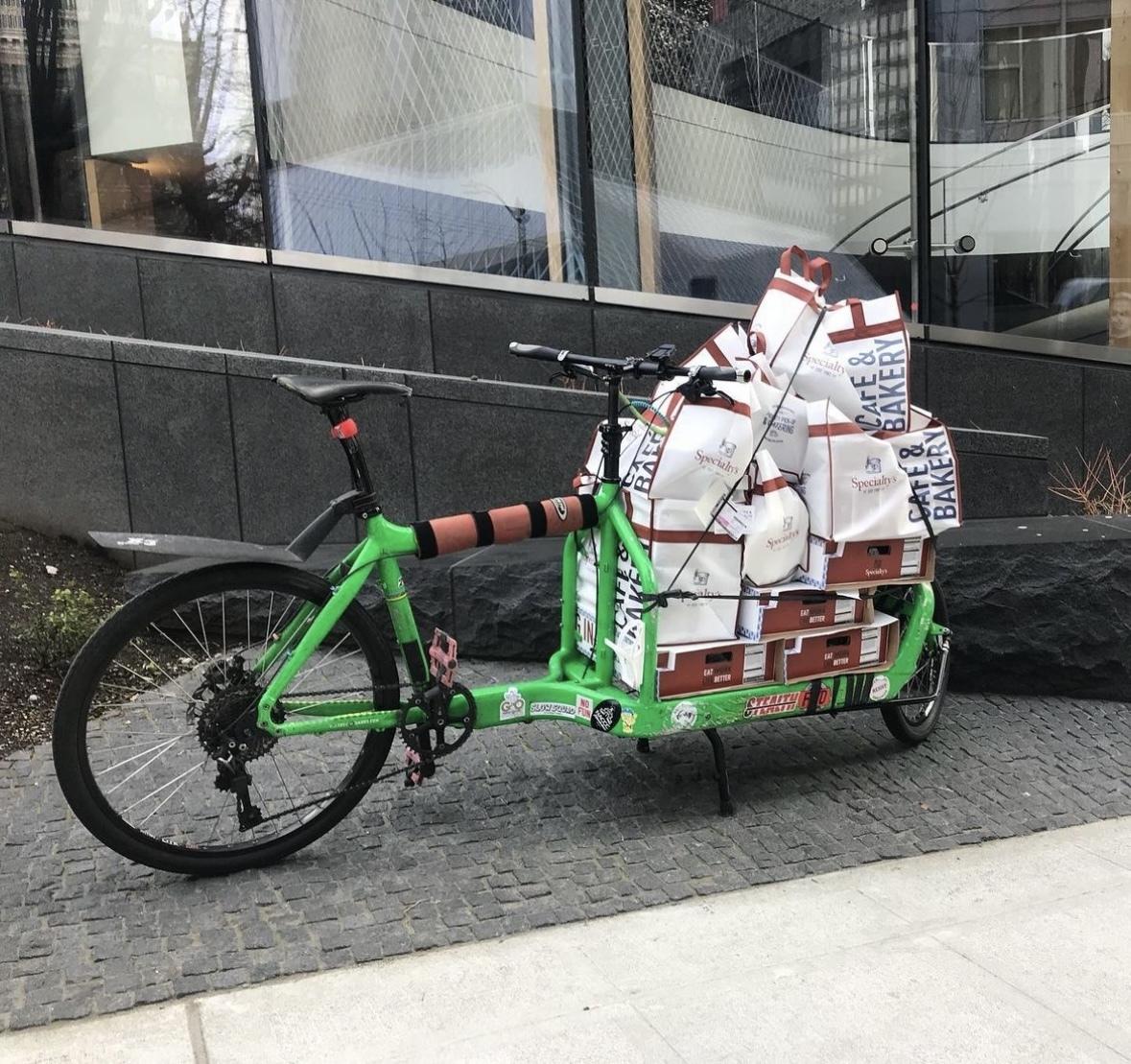 2013 Larry Vs Harry Lizzard King cargo bike (front storage) Green