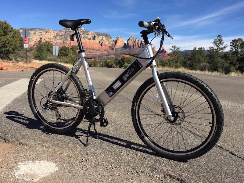 GenZe e102 Rec Riser Electric Bike Silver, gray or bare metal