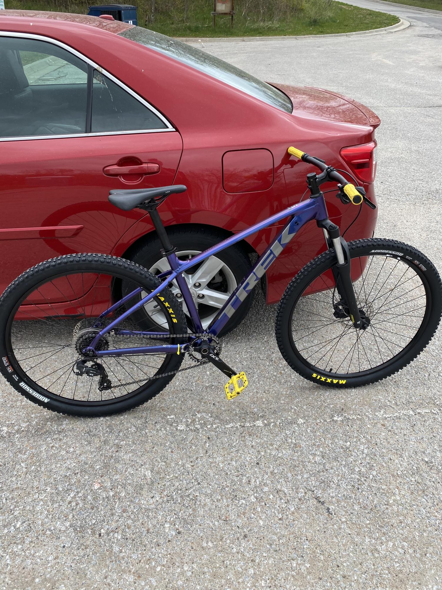 2017 Trek Marlin 5 Purple, Blue, and Yellow or Gold