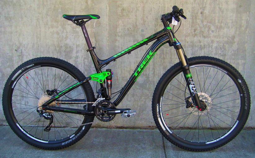 2014 Trek Fuel EX 7 Black and Green