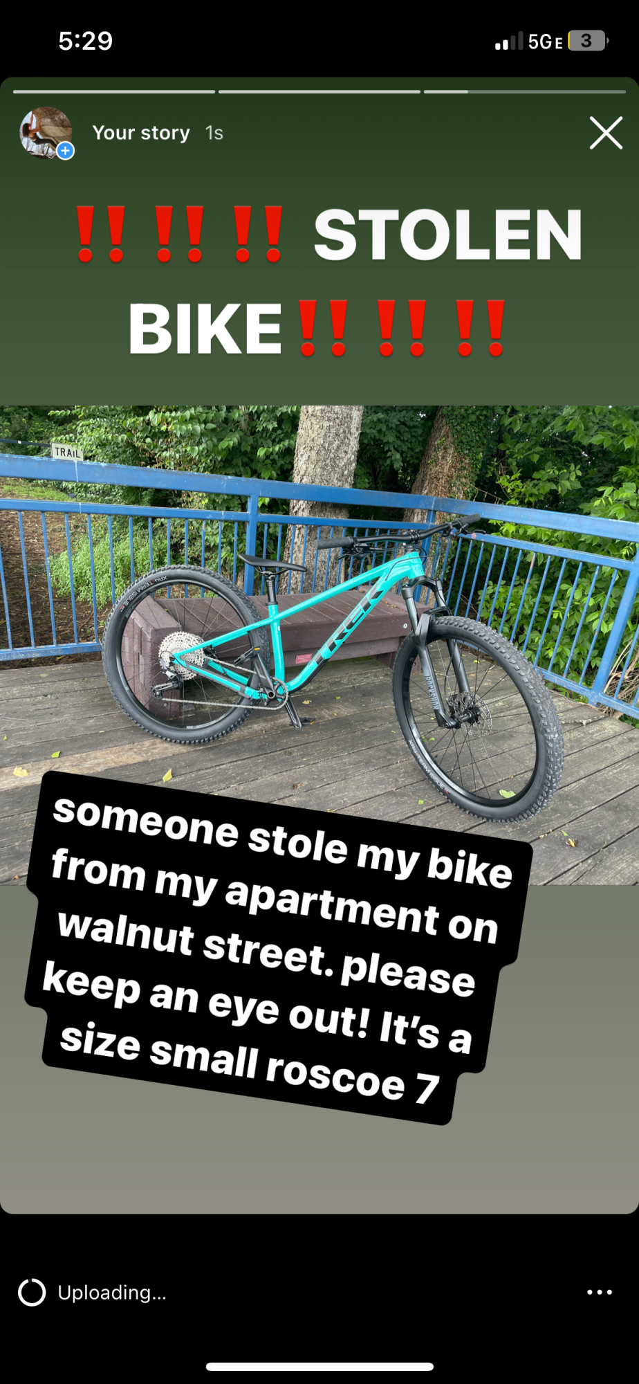 2023 Trek Roscoe Blue