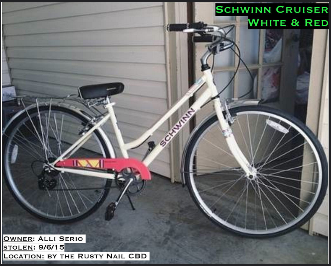 Schwinn Cruiser White and Red