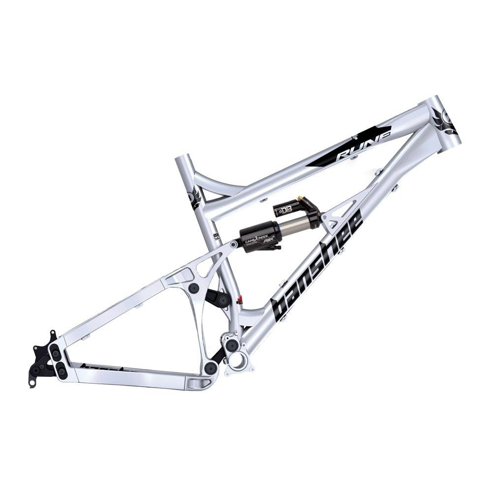 Banshee Bikes Rune v2 Silver, gray or bare metal