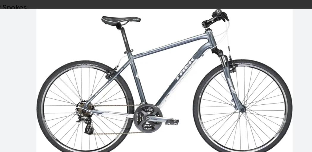 2014 Trek 8.2 DS Silver, gray or bare metal
