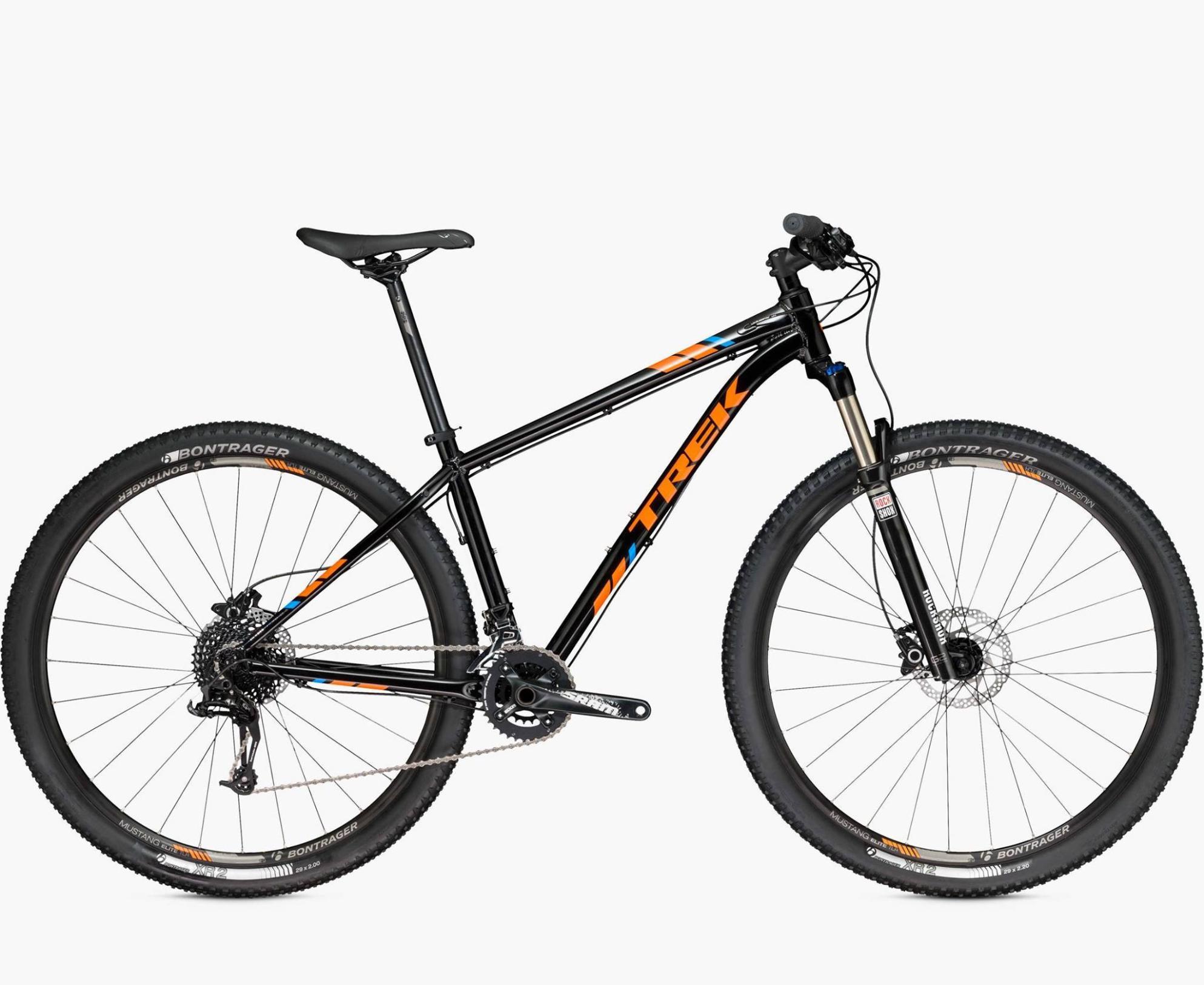 2016 Trek X-Caliber 8 Black and Orange