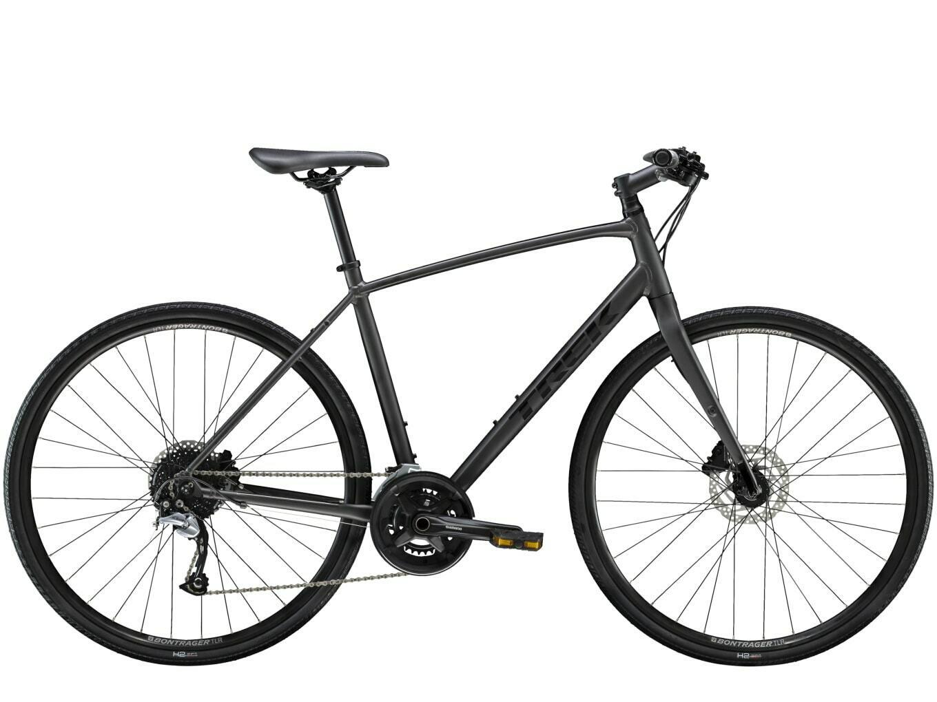2020 Trek FX3 Black and Silver, gray or bare metal