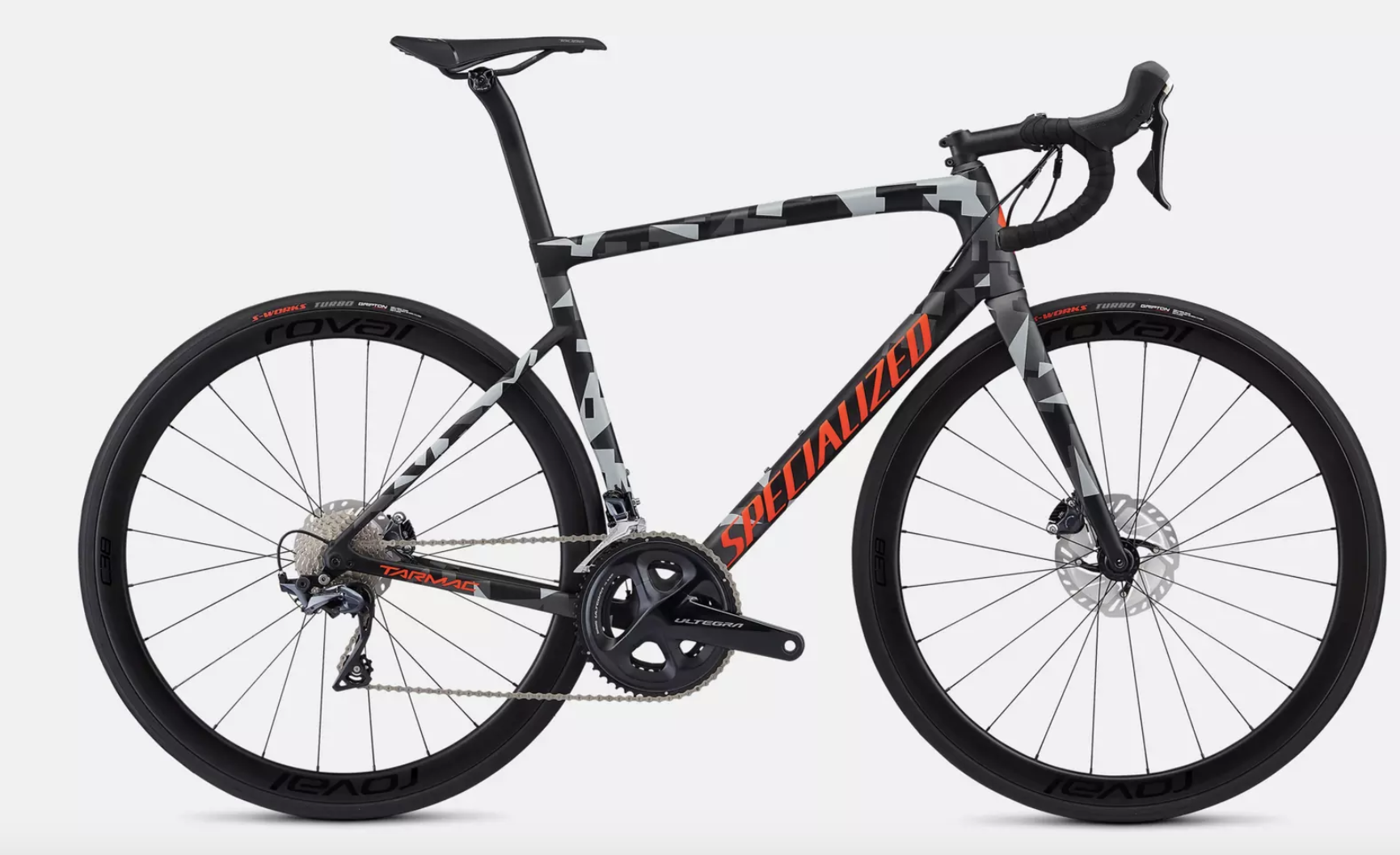 2018 Specialized Men's Tarmac Disc Expert Silver, gray or bare metal