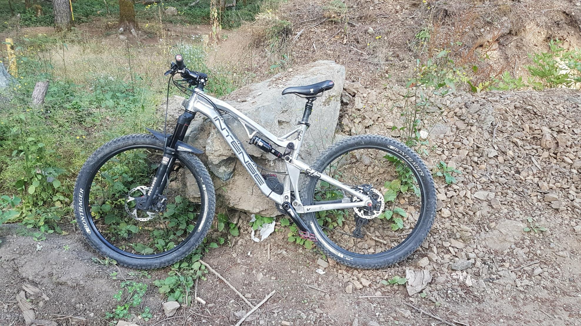 2015 Intense Spider 275 Silver, gray or bare metal