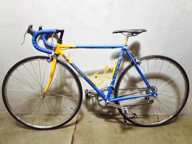 1986 Fuji Team Fuji Blue and Yellow or Gold
