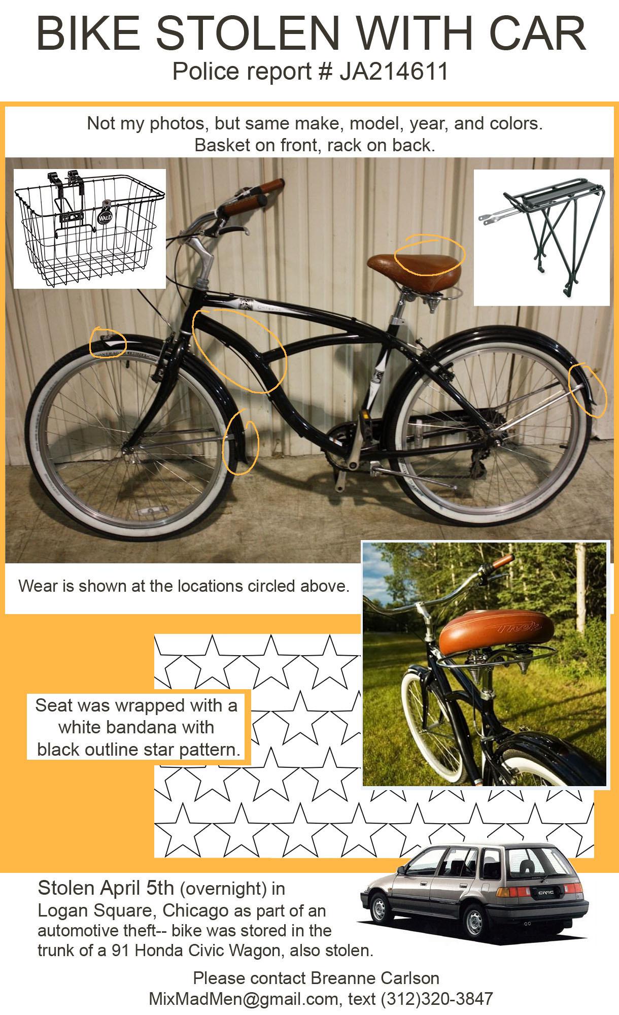 2007 Trek Calypso Black and Stickers tape or other cover-up