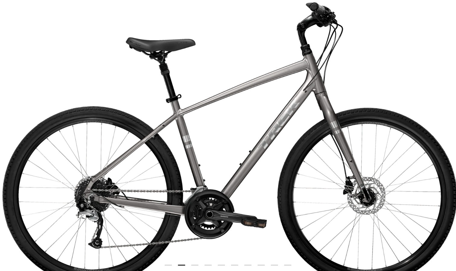 2023 Trek Verve Low Step Silver, gray or bare metal
