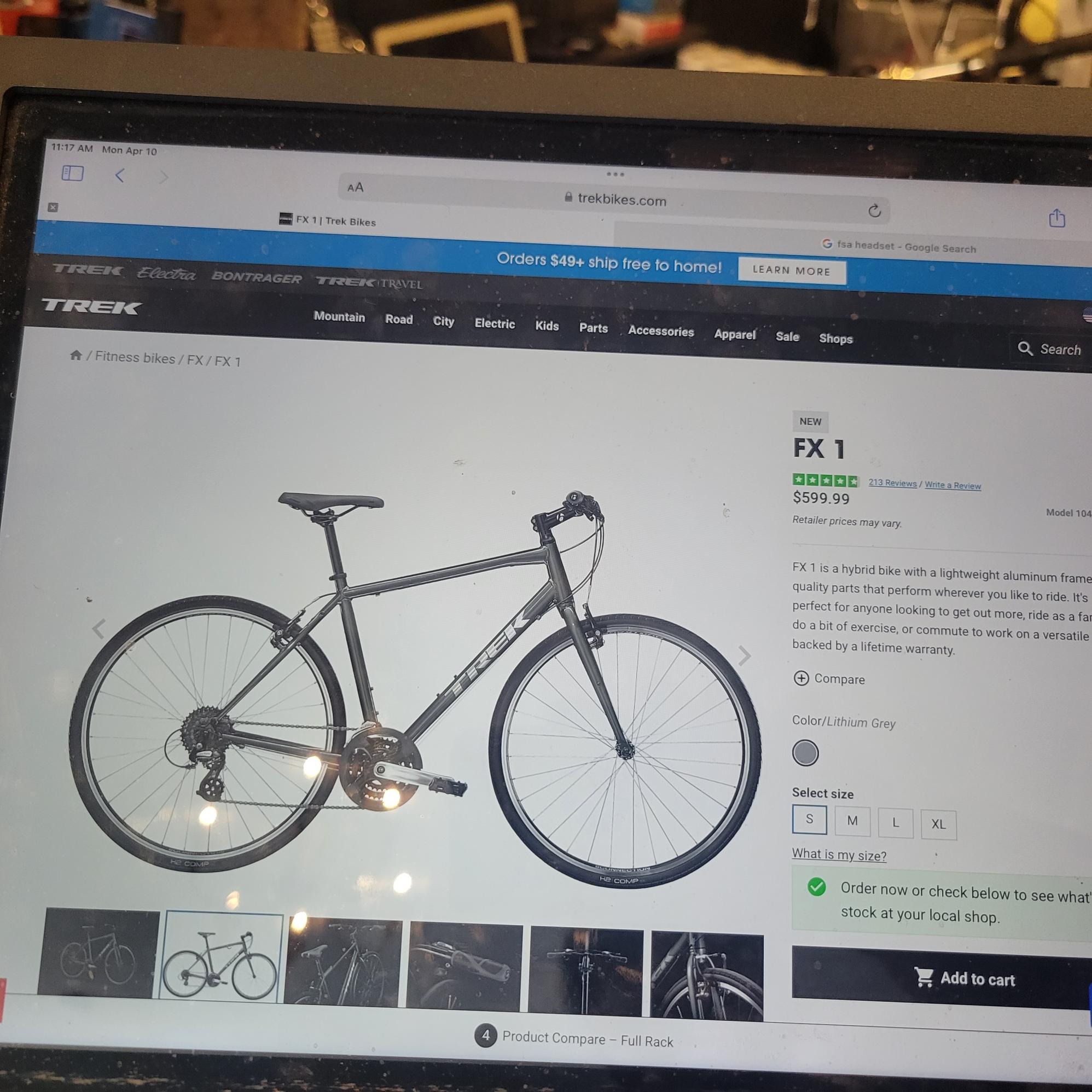 Trek Fx1 Black and Green