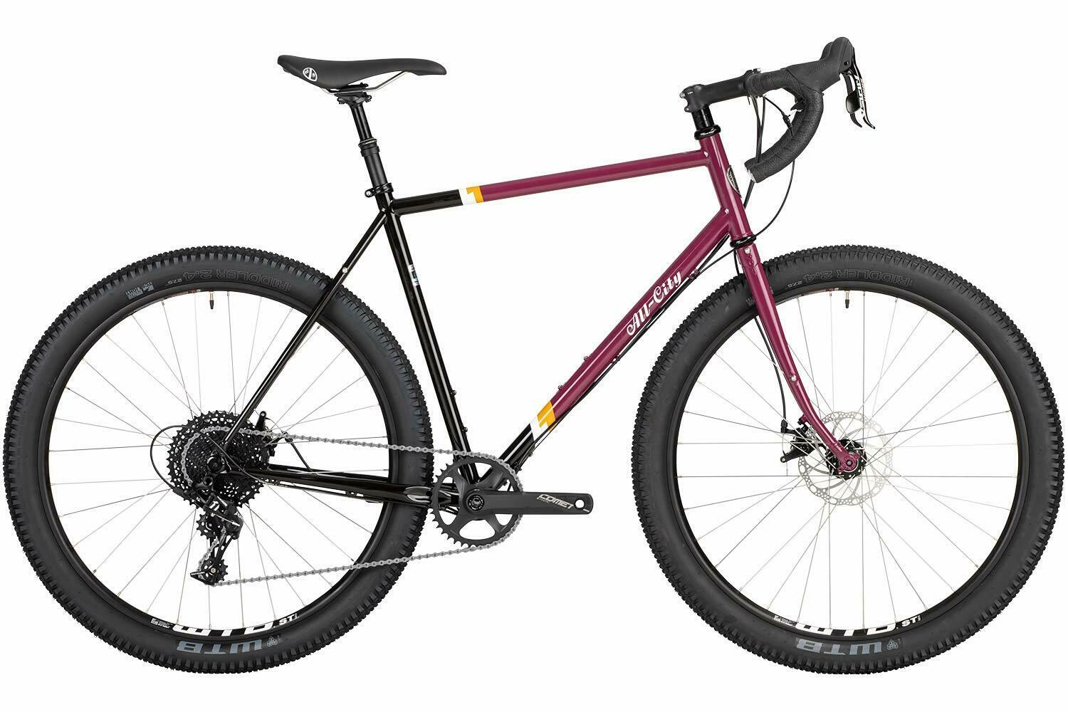 2024 All City 612 Select Chromoly Steel, TIG Welded... Purple and Black