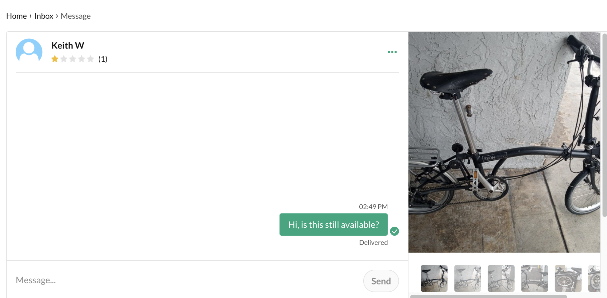 2018 Brompton Bicycle C line explore Black
