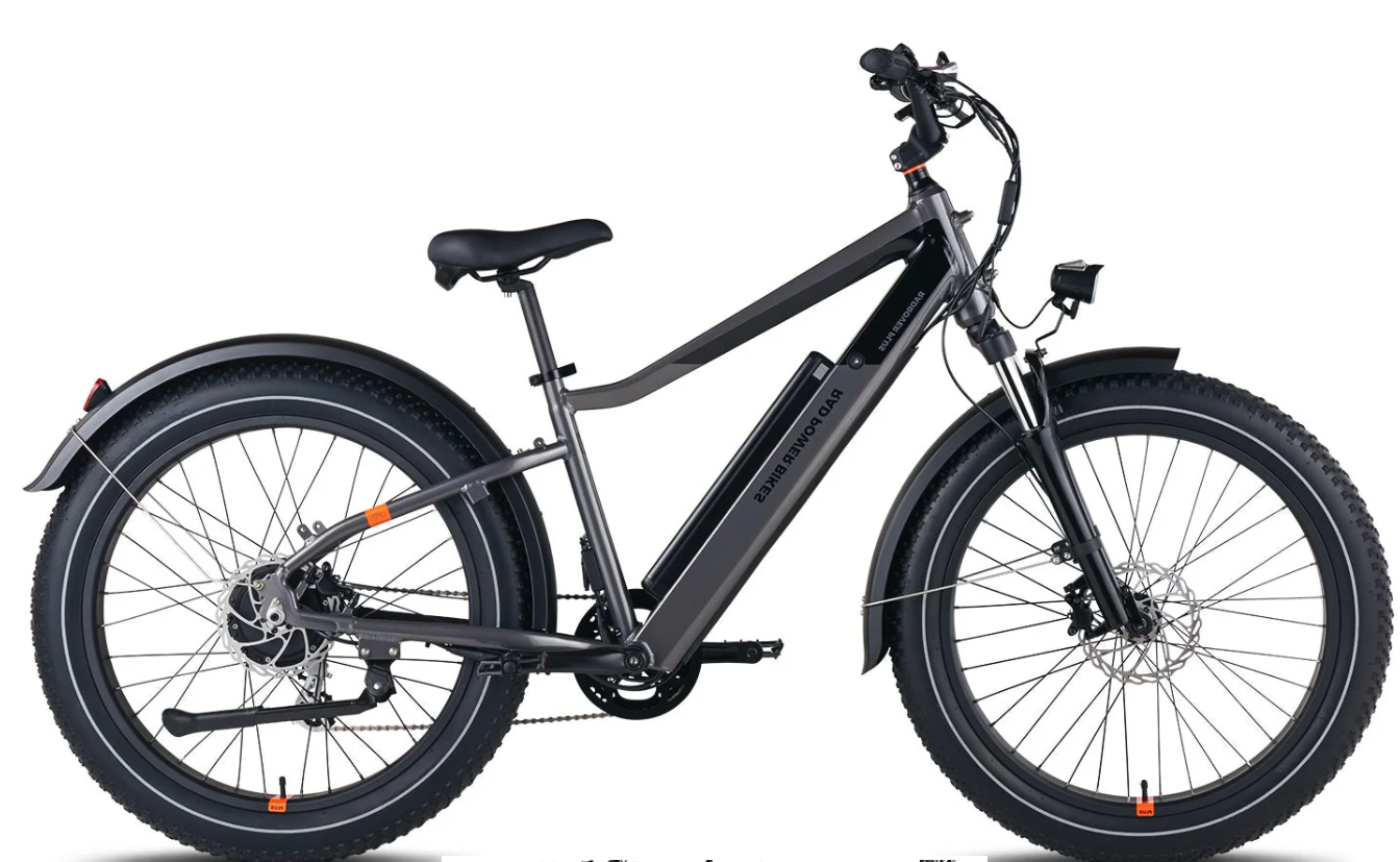 2023 Rad Power Bikes Rad Rover 6 Silver, gray or bare metal