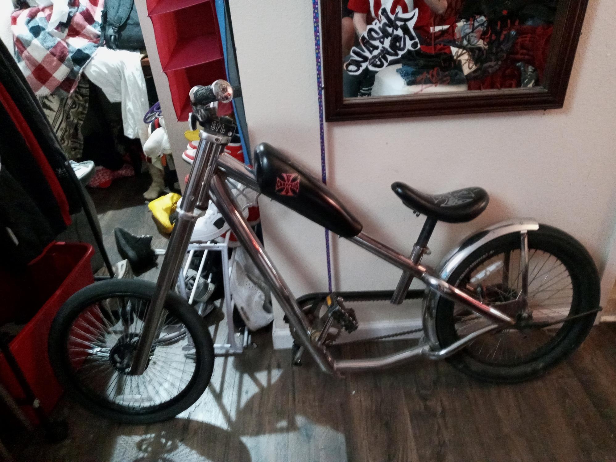 2005 West Coast Choppers 50805 B 041 Silver, gray or bare metal and Black