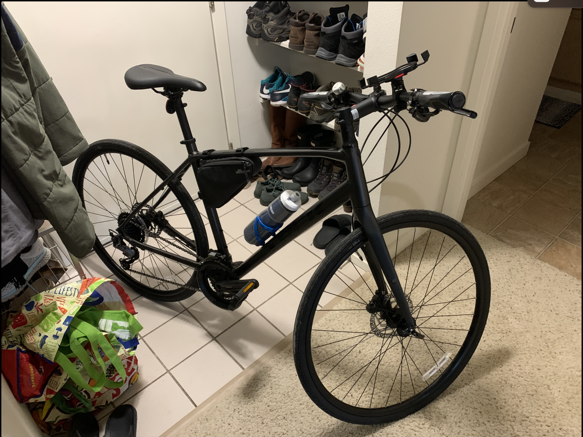 2020 Trek Black and Silver, gray or bare metal