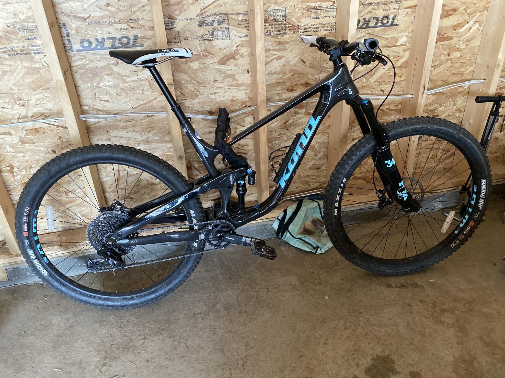 2020 Kona Process 134 Carbon XL Silver, gray or bare metal