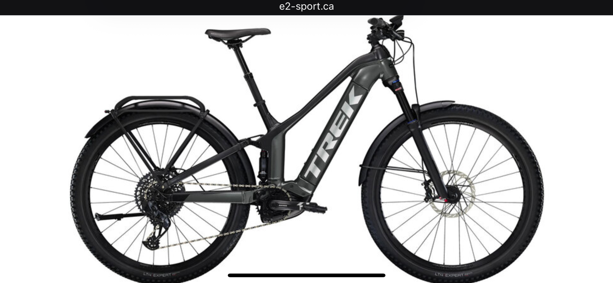 2023 Trek Full Suspension Black and Silver, gray or bare metal