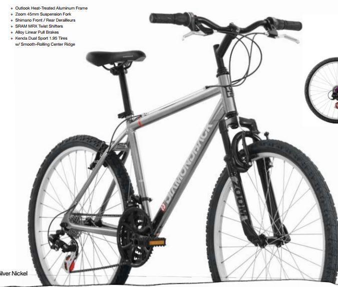 Diamondback Outlook Silver or Gray