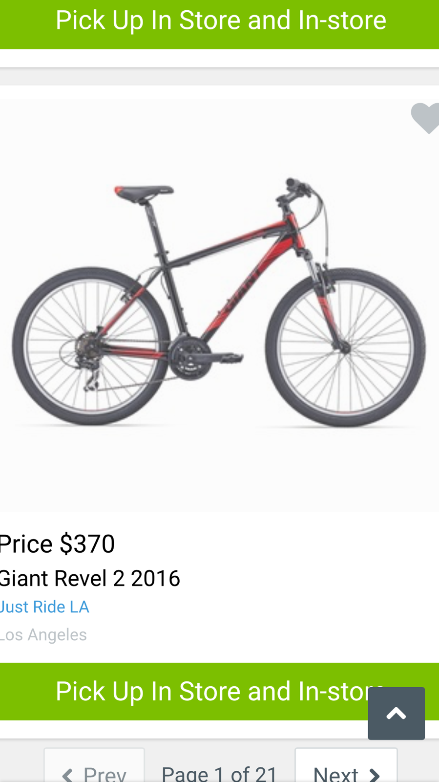 2016 Giant MTB-Revel 2 Black and Red