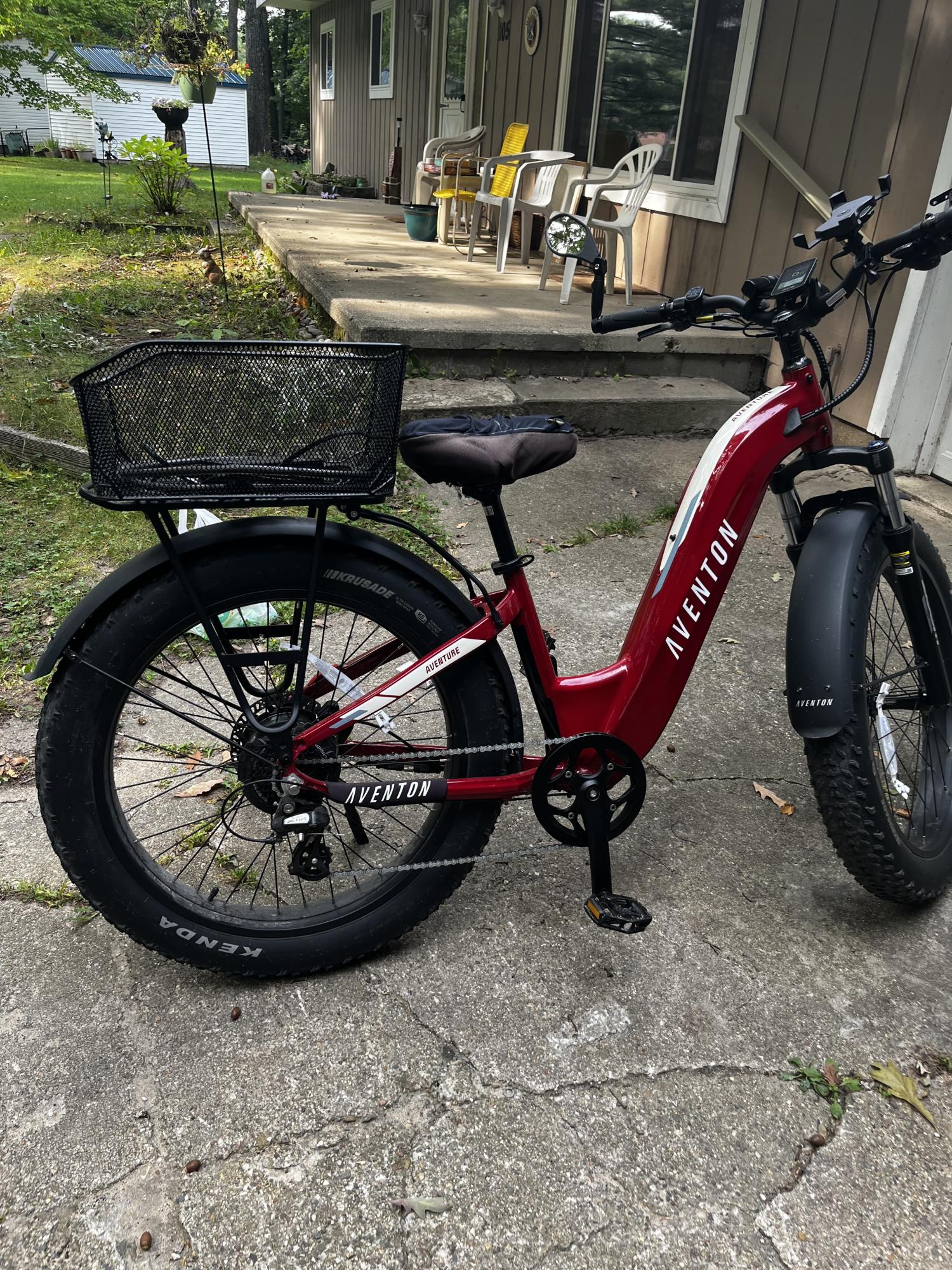 2023 Aventón aventon aventure rear rack Red