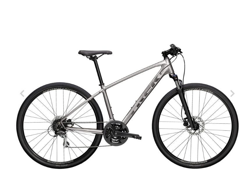 2021 Trek Dual Sport 2 Silver, gray or bare metal