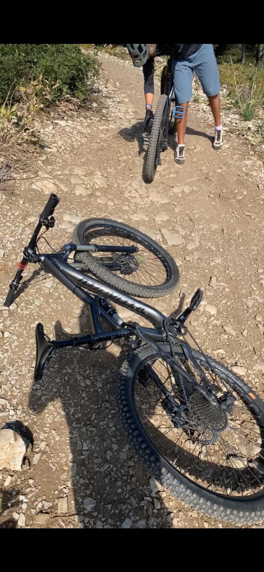 2022 Specialized Camber Comp FSR Silver, gray or bare metal