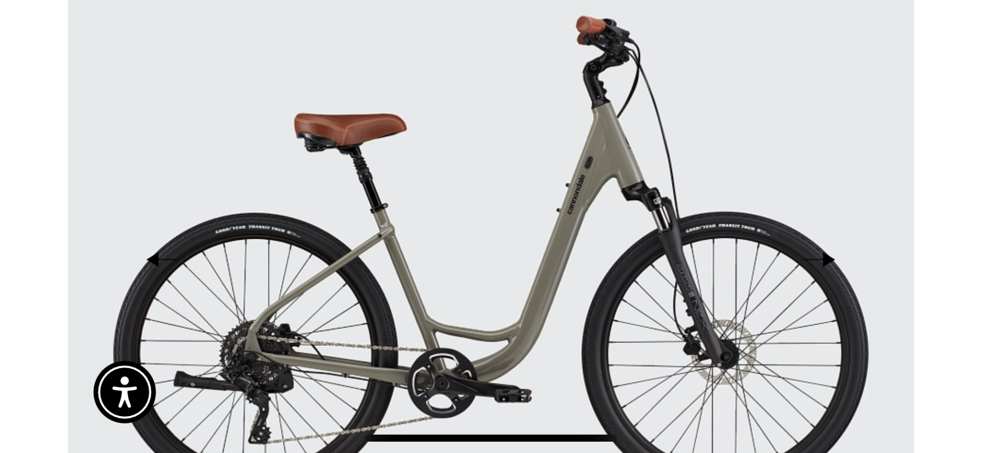 2023 Cannondale Adventure One Silver, gray or bare metal