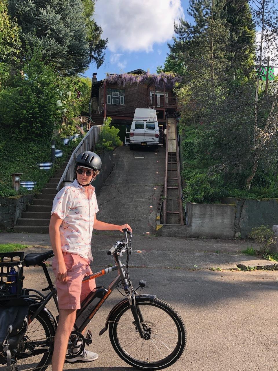 2019 Rad Power Bikes RadCity Black and Orange