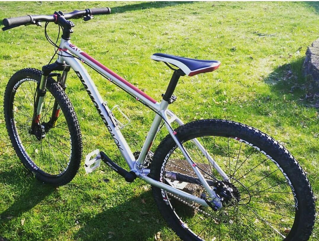 2015 Diamondback Axis xe 27.5 Silver or Gray