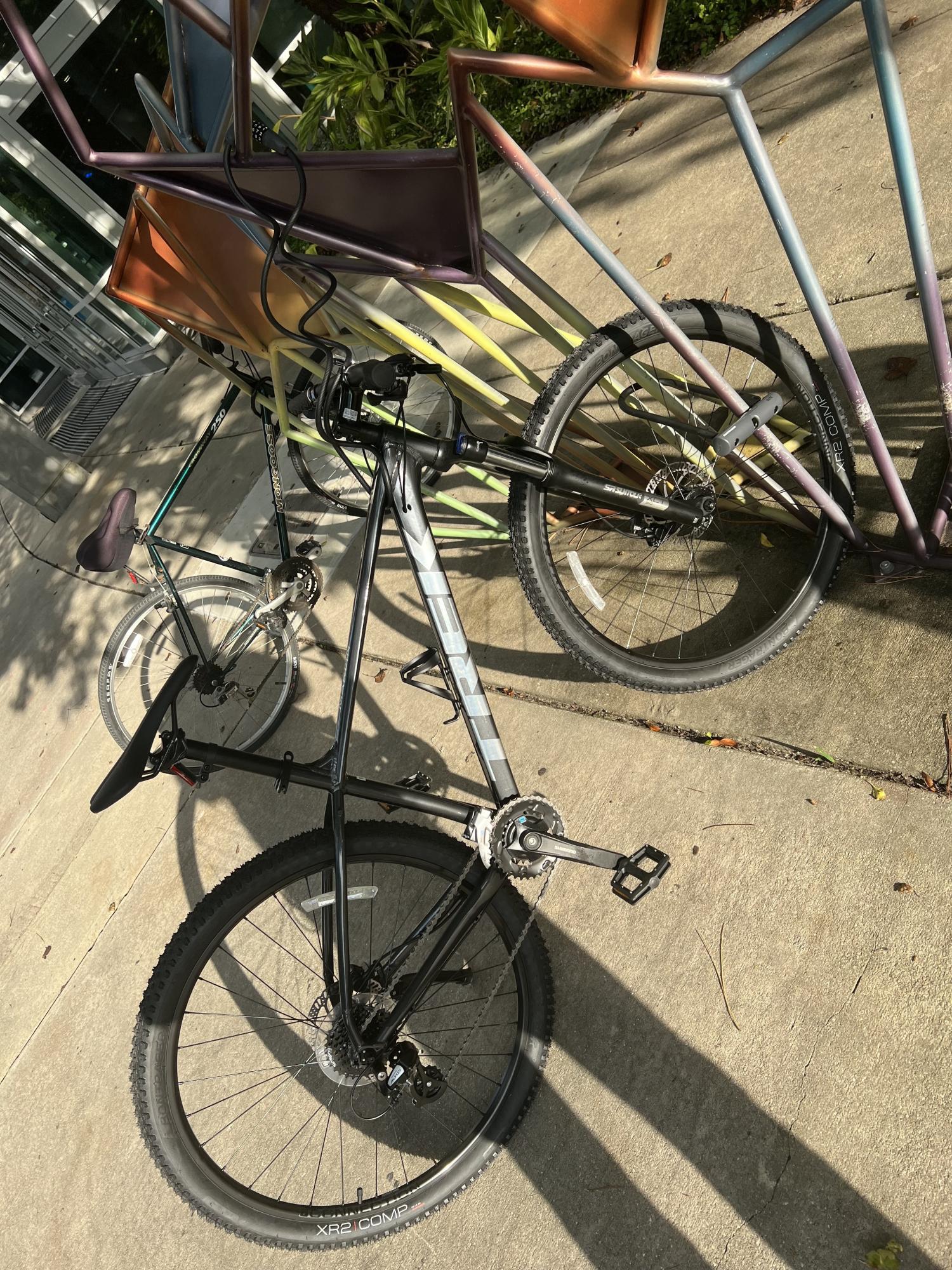 2022 Trek Silver, gray or bare metal and Stickers tape or other cover-up