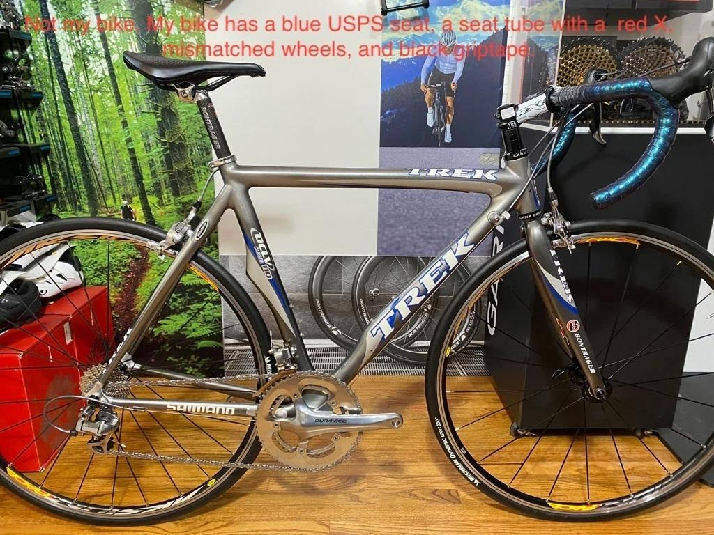 2007 Trek Madone SL 5.9 Silver, gray or bare metal