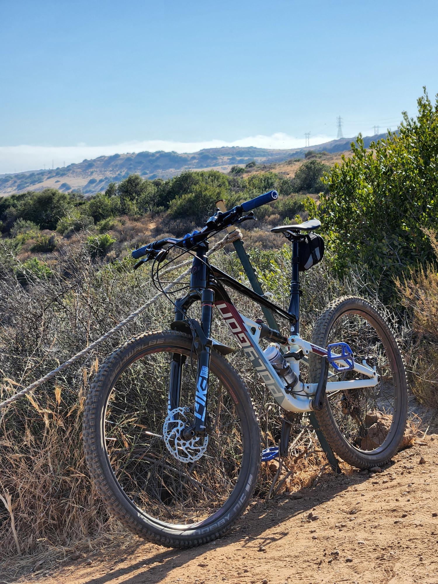 2021 Polygon Siskiu D7 White, Blue, and Black