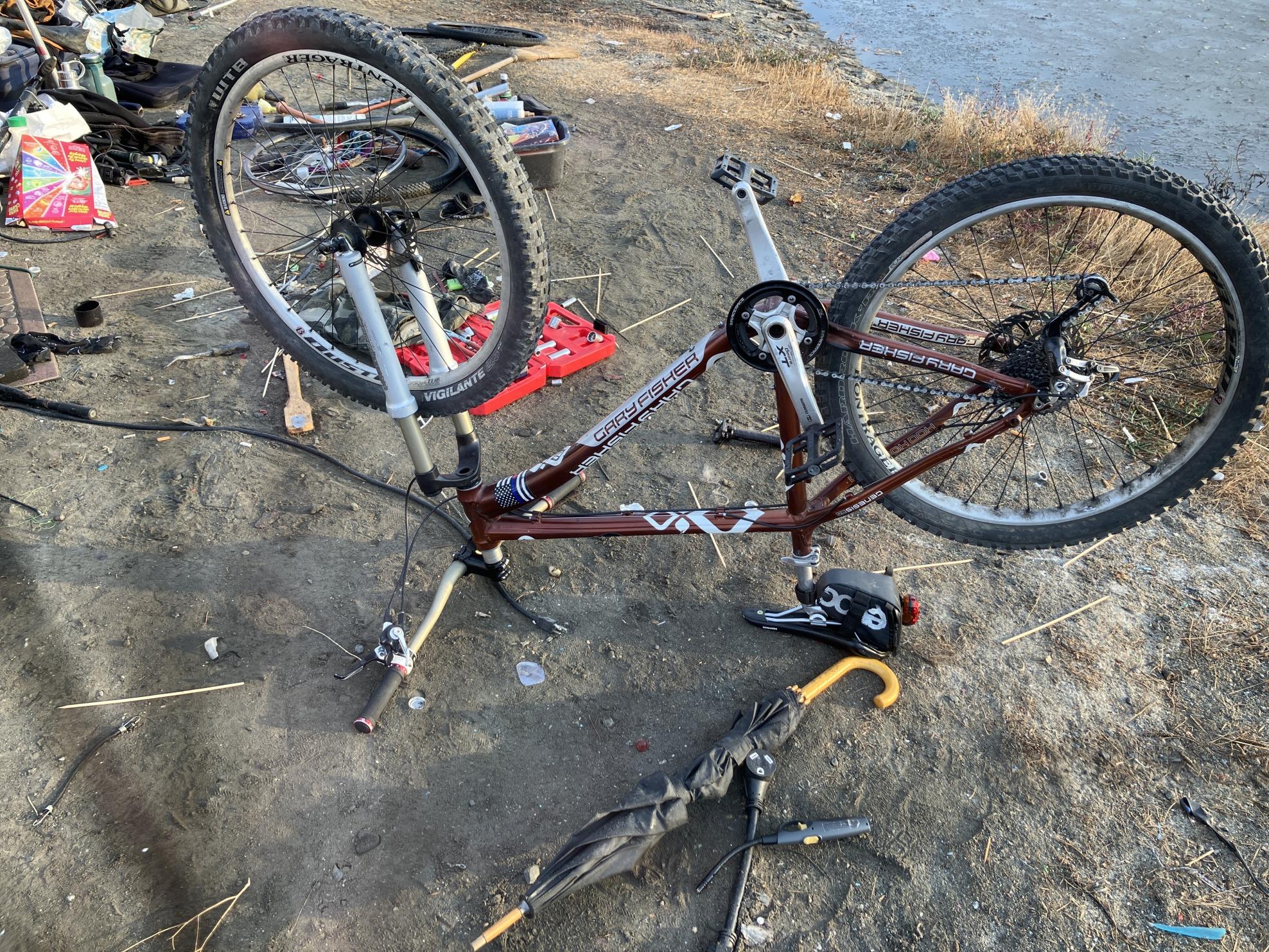 2009 Gary Fisher Hoo Koo E Koo Brown and White