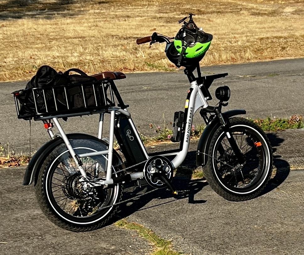 2022 Rad Power Bikes RadRunner Plus Silver, gray or bare metal