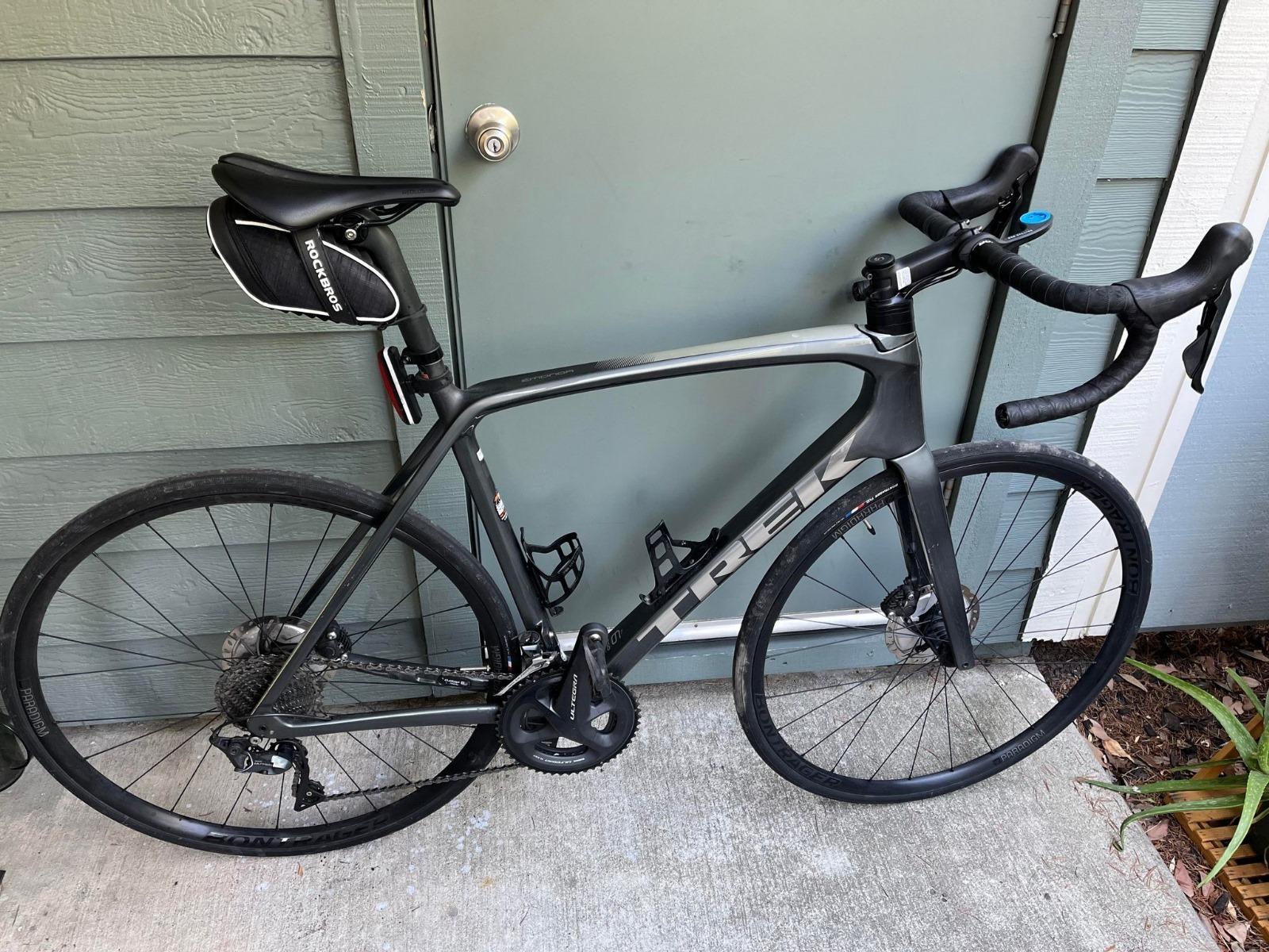 2021 Trek Emonda SL6 Black and Silver, gray or bare metal