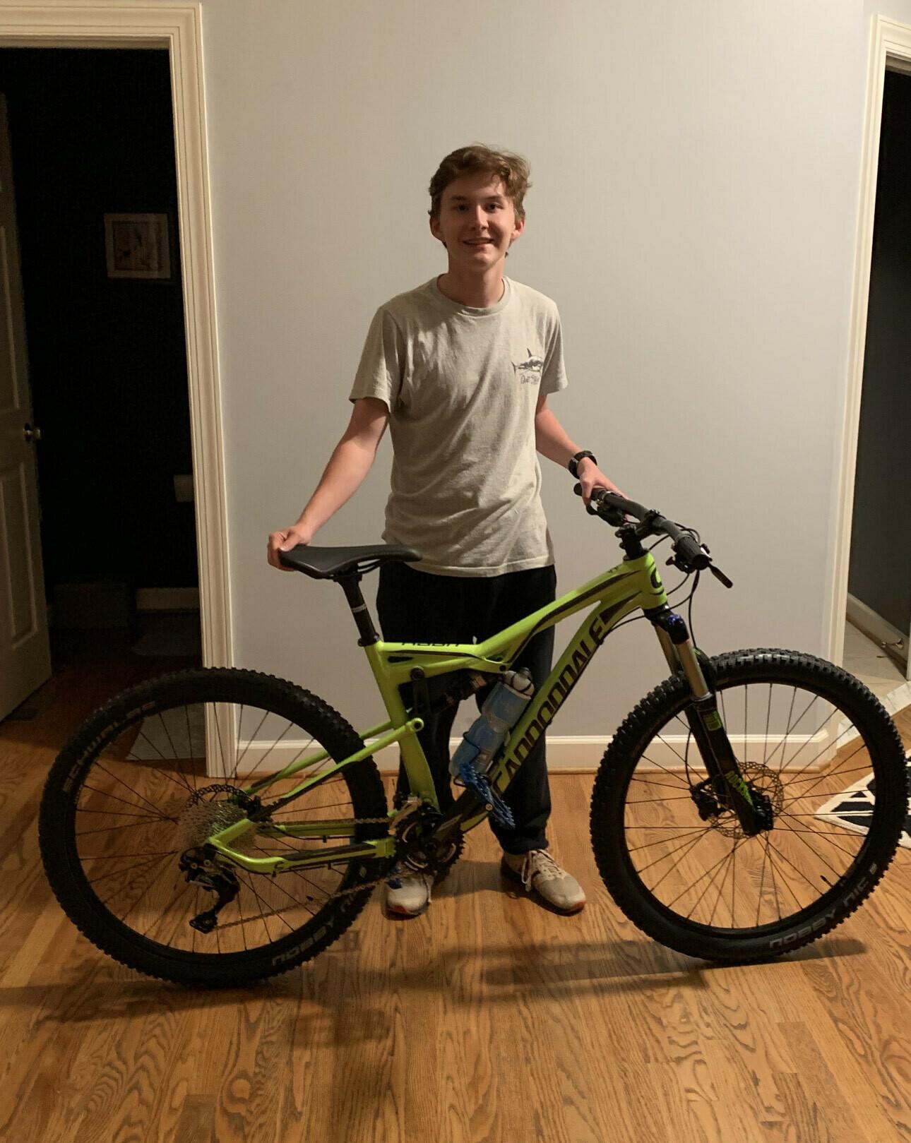 2017 Cannondale Bad Habit Yellow or Gold and Blue