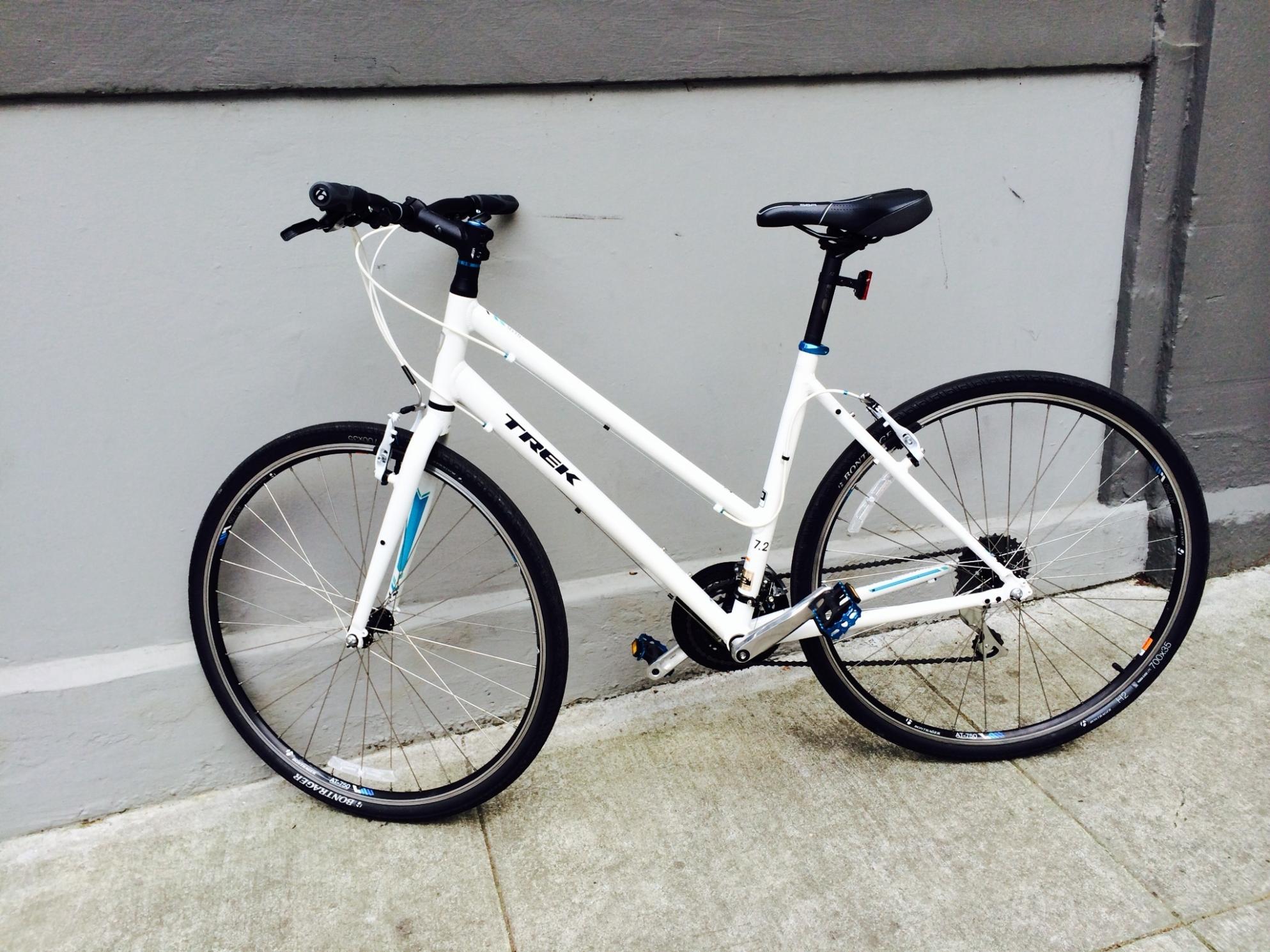 2015 Trek 7.2 White